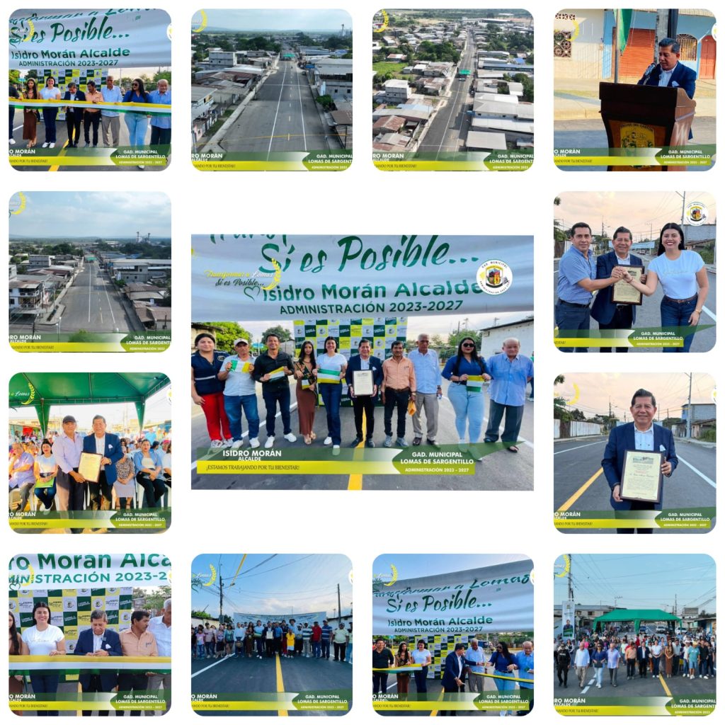 INAUGURACIÓN DEL ASFALTO DE LA AV. VIRGEN DE MONSERRATE